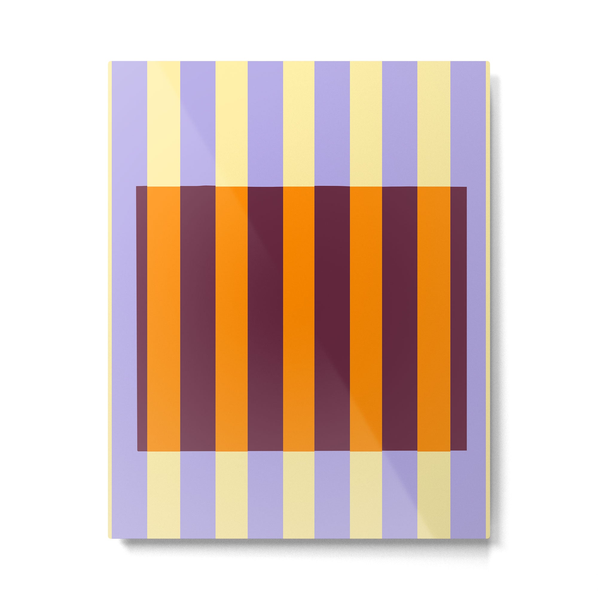 Optical Illusion Stripe Art Metal Print Gallery Image 6