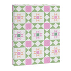 Pastel Star Quilt Pattern Canvas Print Gallery Image 8