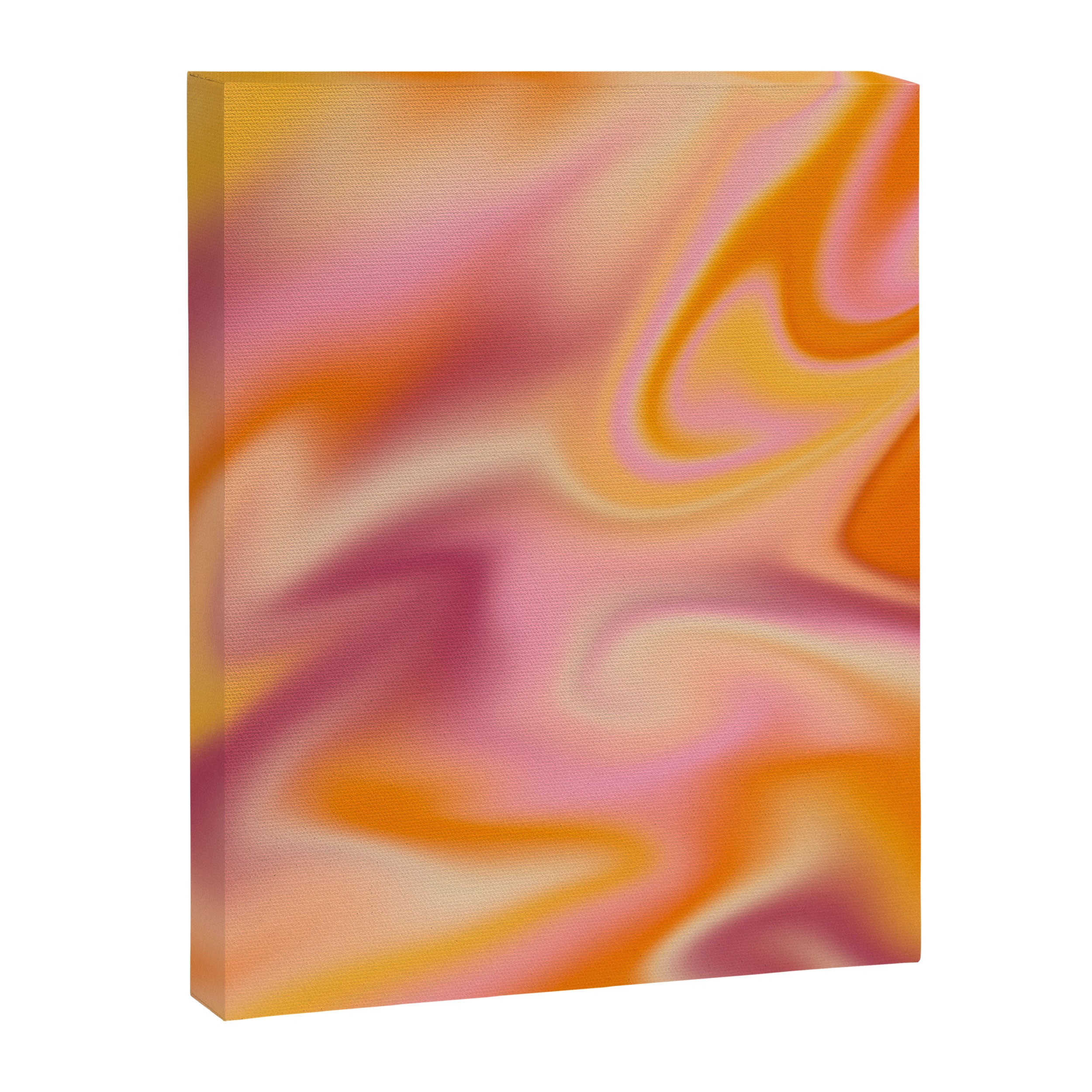 Peach fuzz gradient blend Canvas Print Gallery Image 8