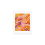 Peach fuzz gradient blend Art Print Gallery Image 1
