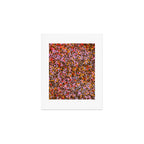 Peachy splashed pattern  Art Print Gallery Image 1