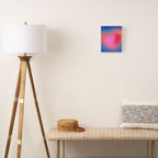 Pink aura heart Canvas Print Gallery Image 2