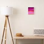 Pink magenta ombre Canvas Print Gallery Image 2
