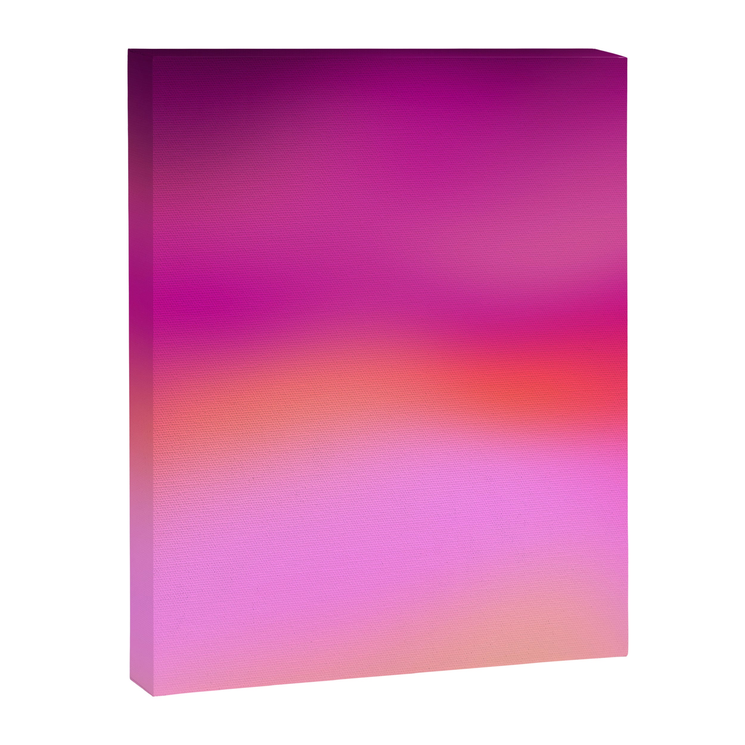 Pink magenta ombre Canvas Print Gallery Image 8