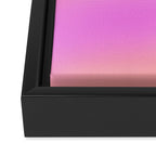 Pink magenta ombre Framed Canvas Print Gallery Image 3