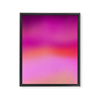 Pink magenta ombre Framed Canvas Print Gallery Image 8