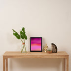 Pink magenta ombre Framed Canvas Print Gallery Image 4