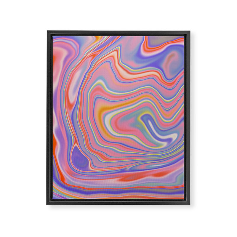 Playful marble Framed Canvas Print Gallery Image 8