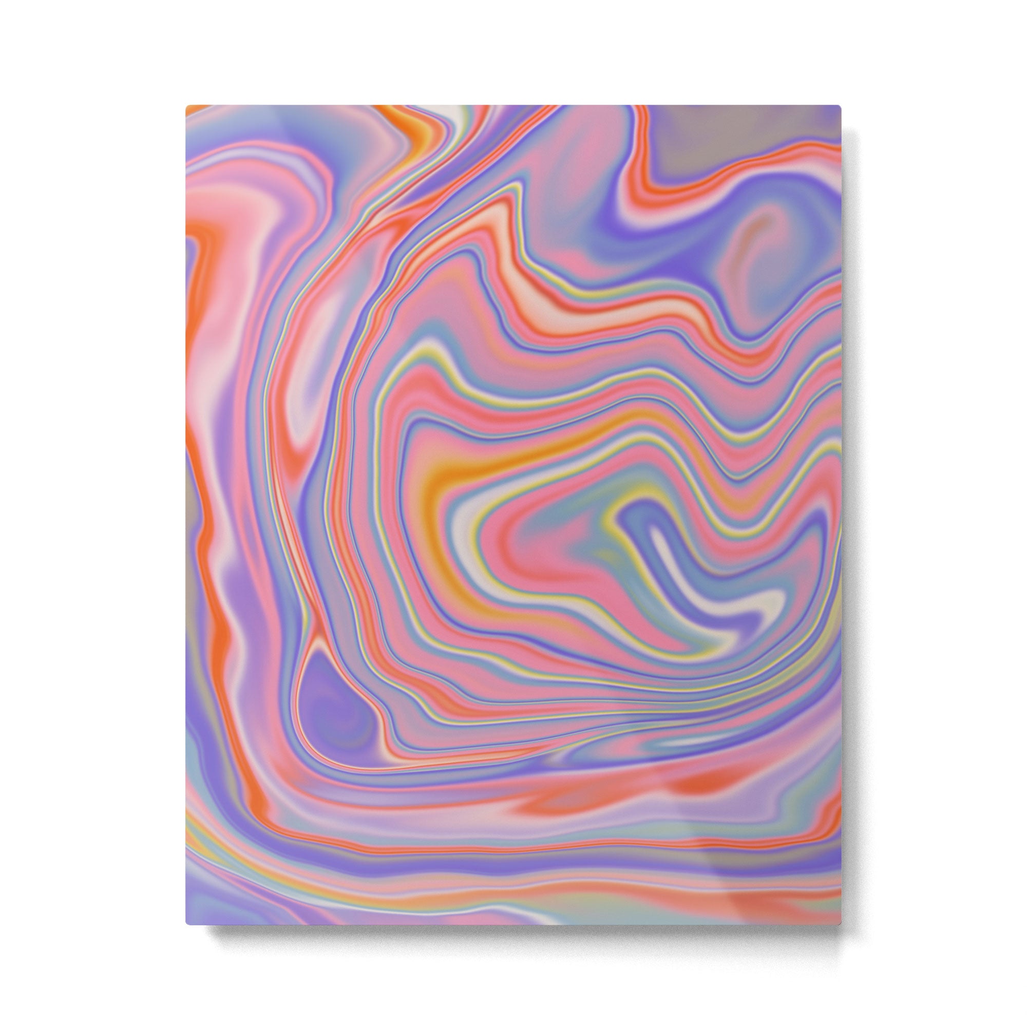 Playful marble Metal Print Gallery Image 6