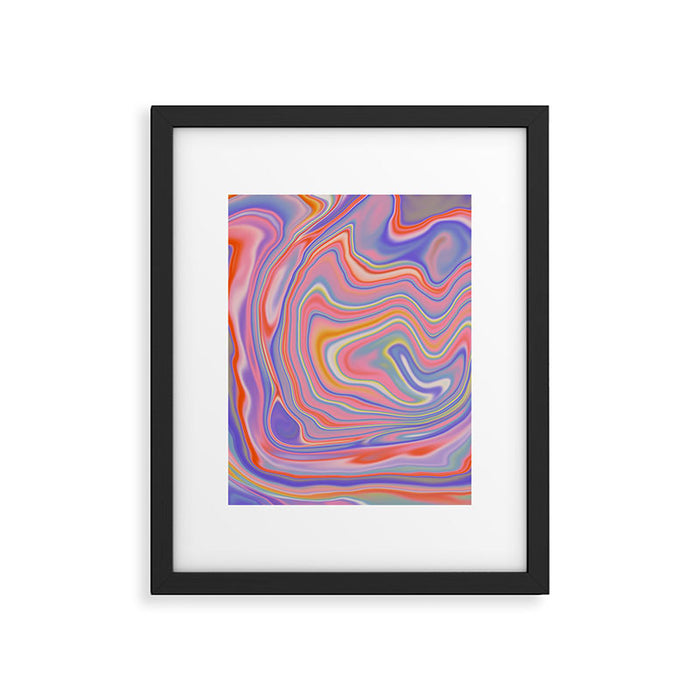 Playful marble Framed Art Print Gallery Image 1