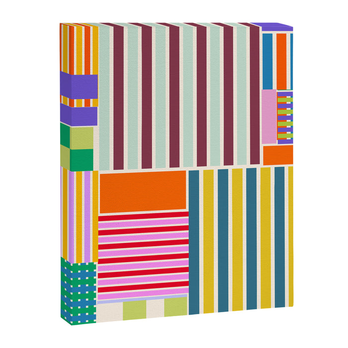 Playful patchwork Canvas Print Gallery Image 1