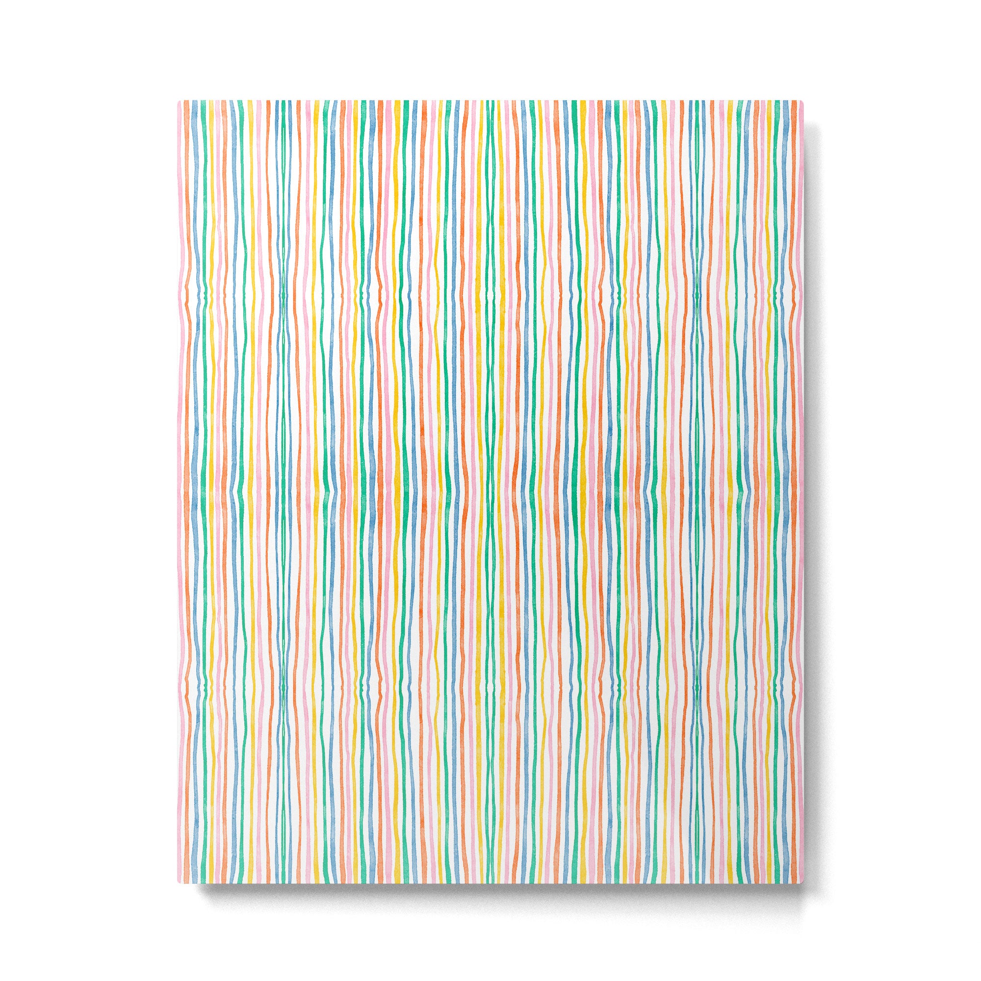 Playful rainbow stripes Metal Print Gallery Image 6