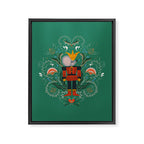 Regal Dreams: The Enchanted Nutcracker  Framed Canvas Print Gallery Image 8