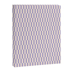 Retro vintage check: lavender and ice cream colours Canvas Print Gallery Image 8