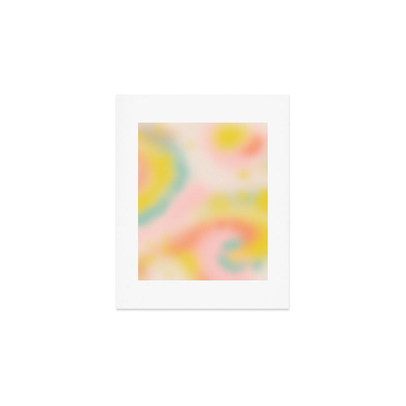 Soft pastel dream space Art Print Gallery Image 1