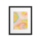 Soft pastel dream space Framed Art Print Gallery Image 6