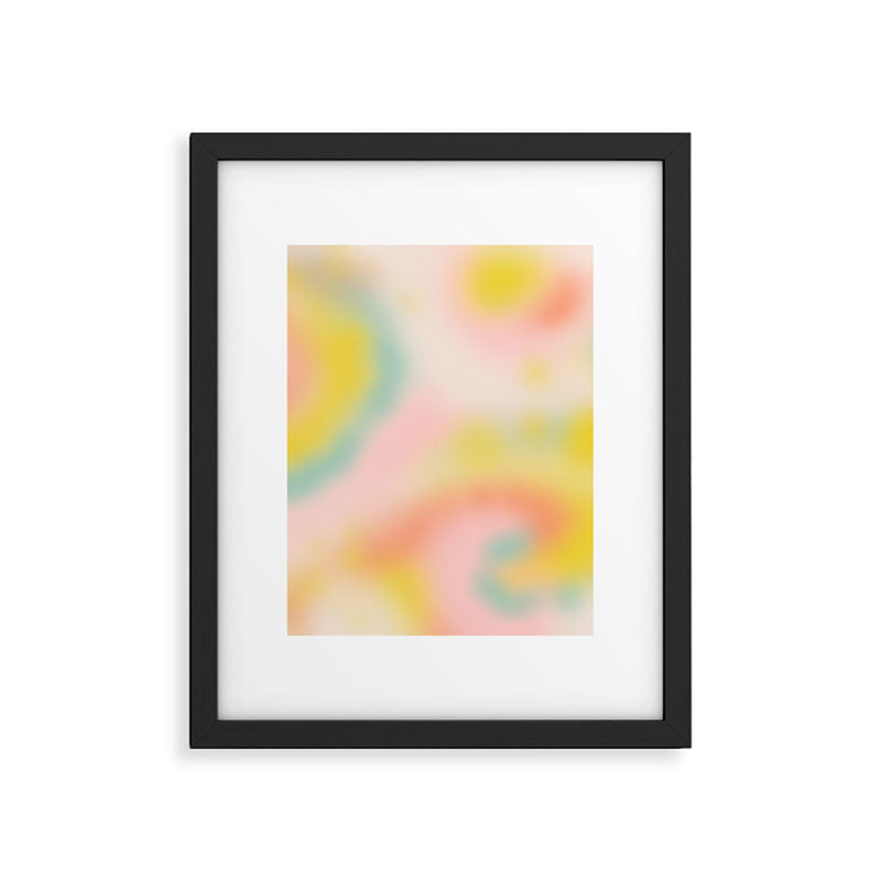 Soft pastel dream space Framed Art Print Gallery Image 6