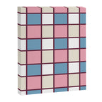Soft Retro Grid Pattern Canvas Print Gallery Image 8