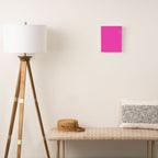 Solid magenta colour  Canvas Print Gallery Image 2