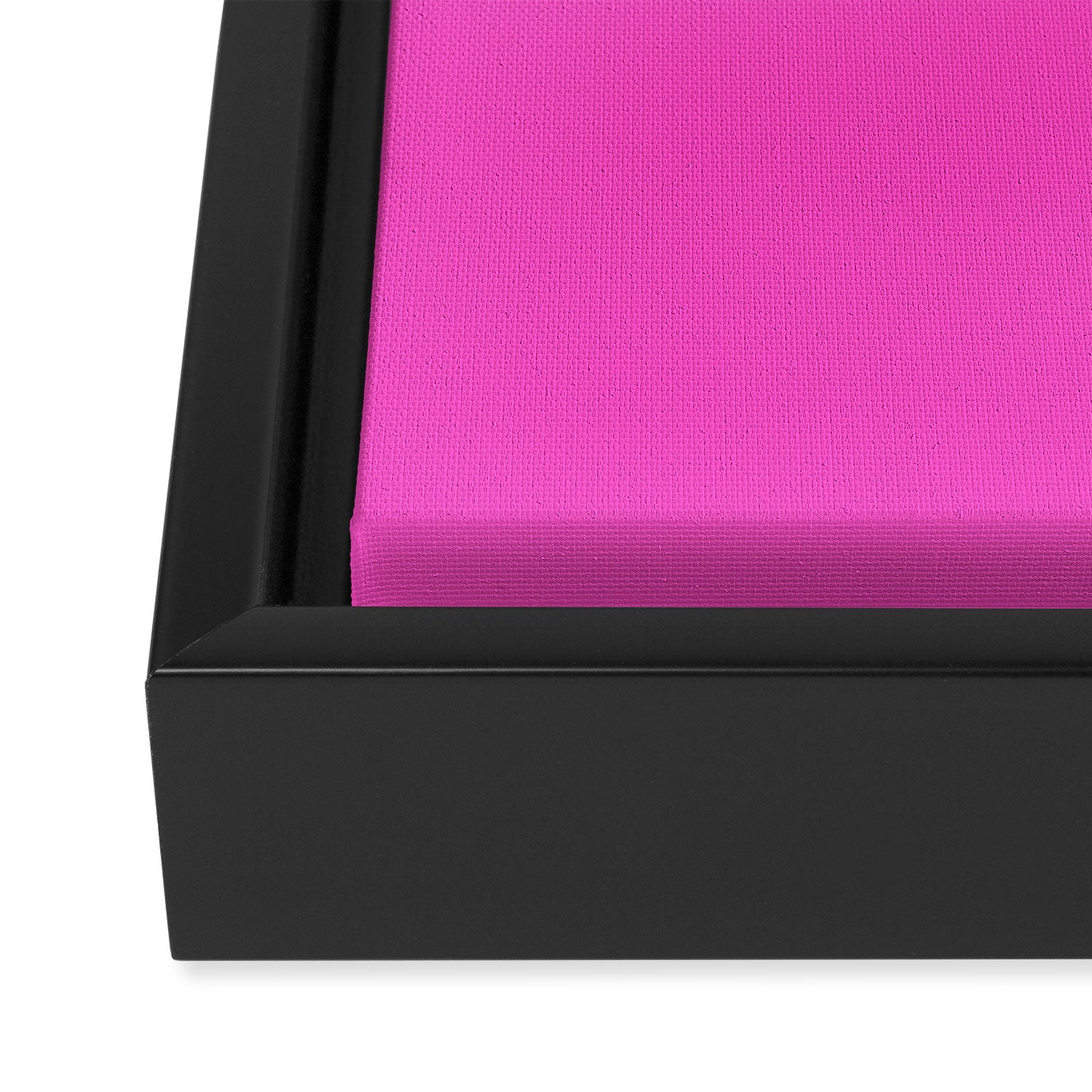 Solid magenta colour  Framed Canvas Print Gallery Image 3