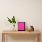 Solid magenta colour  Framed Canvas Print Gallery Image 4