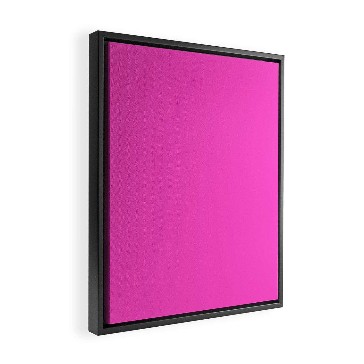 Solid magenta colour  Framed Canvas Print Gallery Image 2