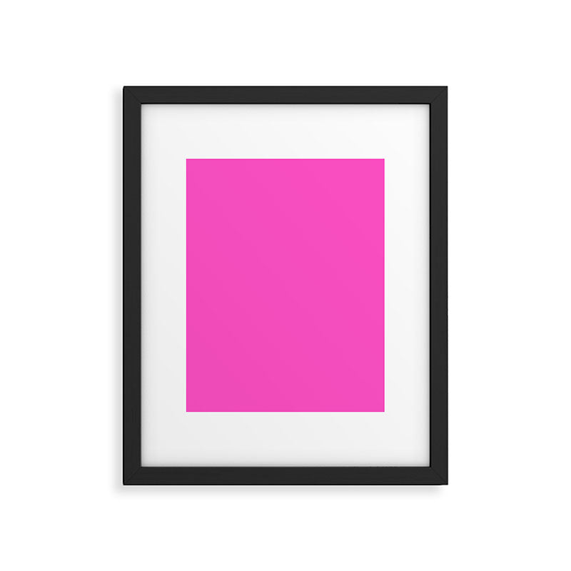 Solid magenta colour  Framed Art Print Gallery Image 6
