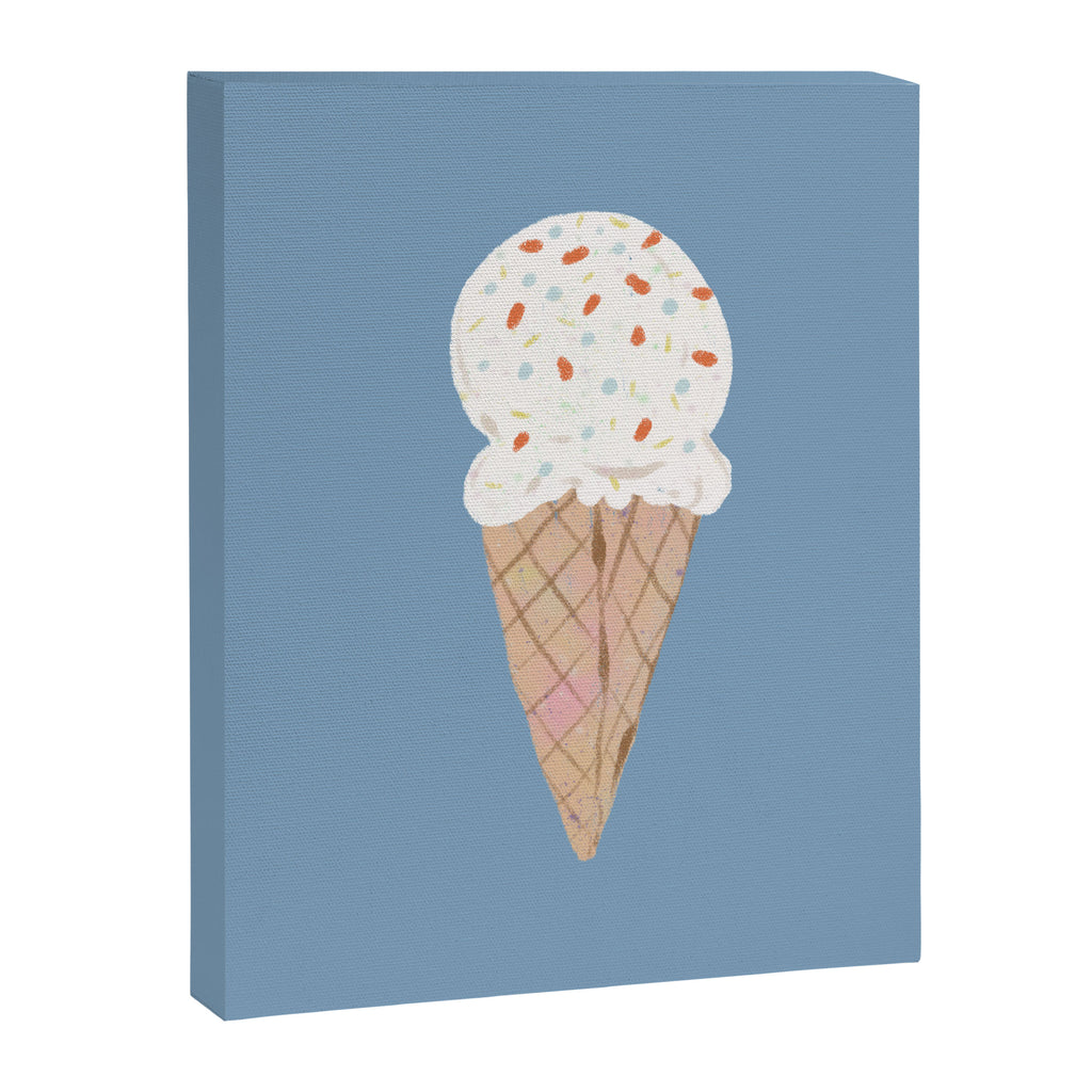 Sprinkle Ice Cream Pattern Canvas Print Gallery Image 8