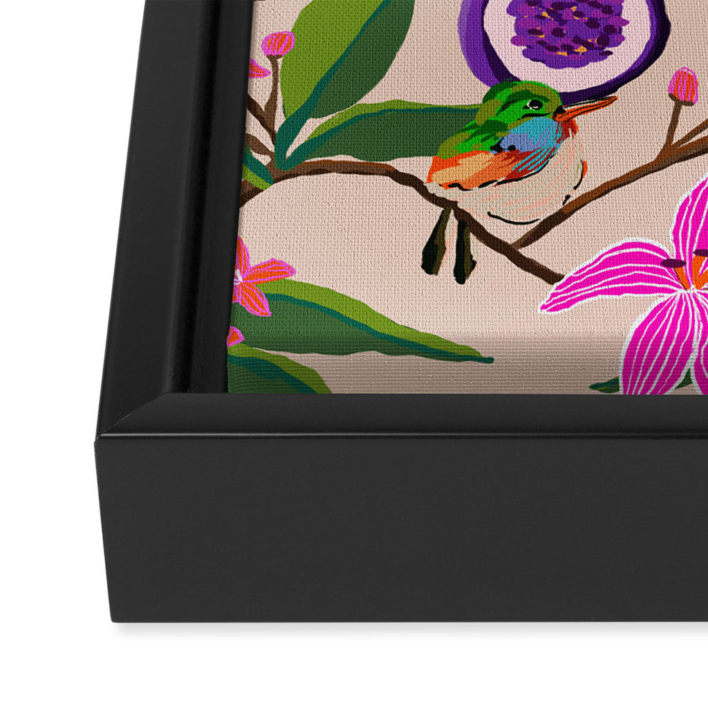 Summer vibes in tropical jungle Framed Canvas Print Gallery Image 3