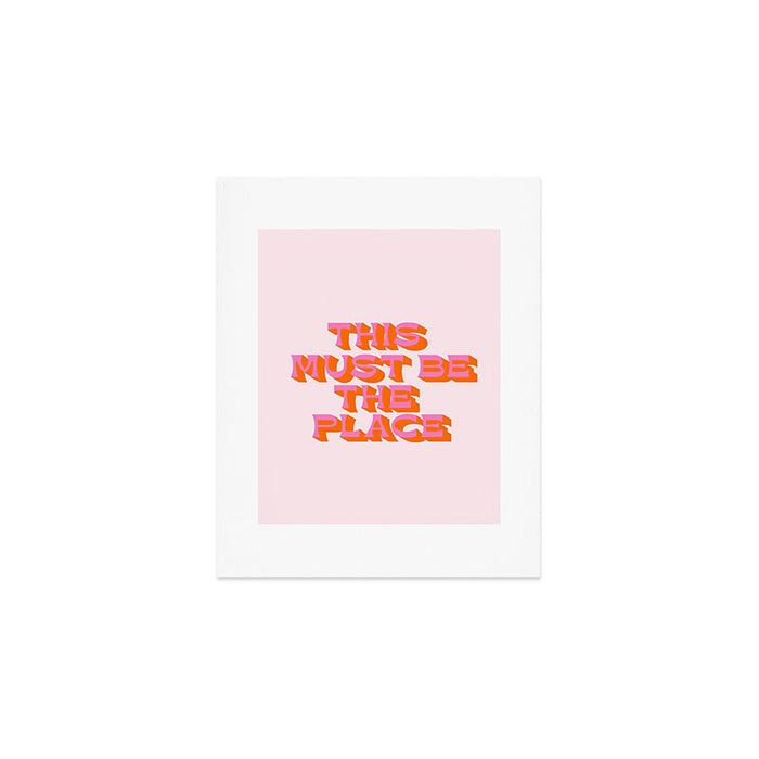 This must be the place Art Print Gallery Image 1