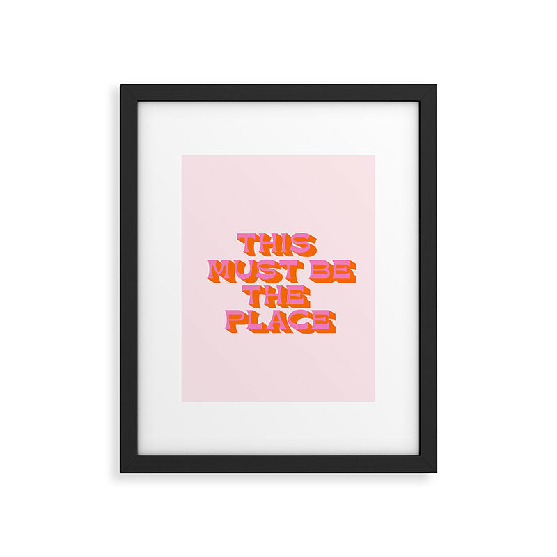 This must be the place Framed Art Print Gallery Image 6