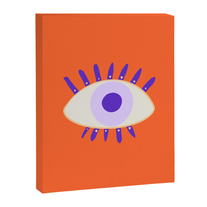 Very peri evil eyes  Canvas Print Gallery Image 1