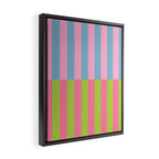 Vibrant color block pattern Framed Canvas Print Gallery Image 2