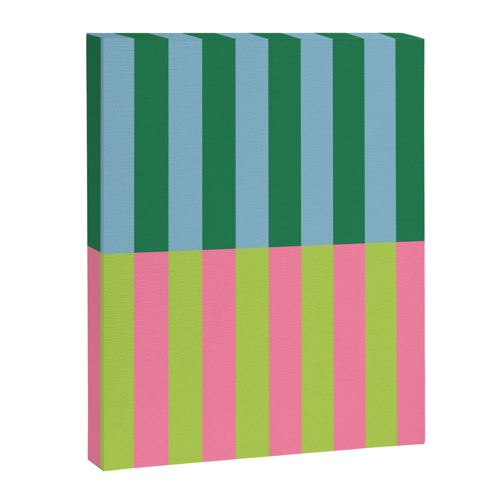 Vibrant Stripe Design: Modern Colorful Pattern for Dynamic Visuals Canvas Print Gallery Image 8