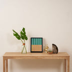 Vibrant Stripe Design: Modern Colorful Pattern for Dynamic Visuals Framed Canvas Print Gallery Image 4