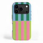 Vibrant Stripe Design: Modern Colorful Pattern for Dynamic Visuals iPhone Case Gallery Image 1