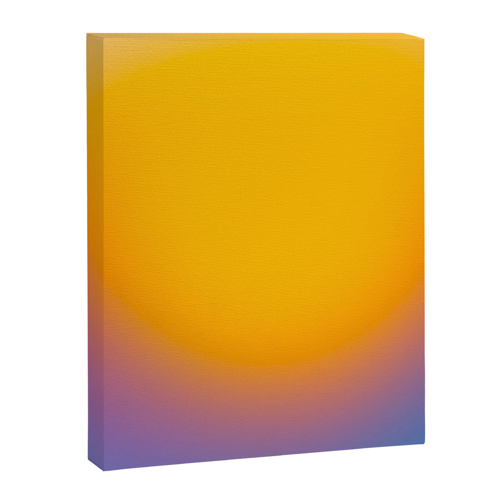 Vibrant yellow sunset Canvas Print Gallery Image 8