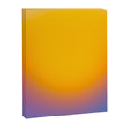 Vibrant yellow sunset Canvas Print Gallery Image 8