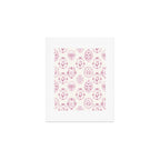 Victorian frame with flowers Art Print Gallery Image 1