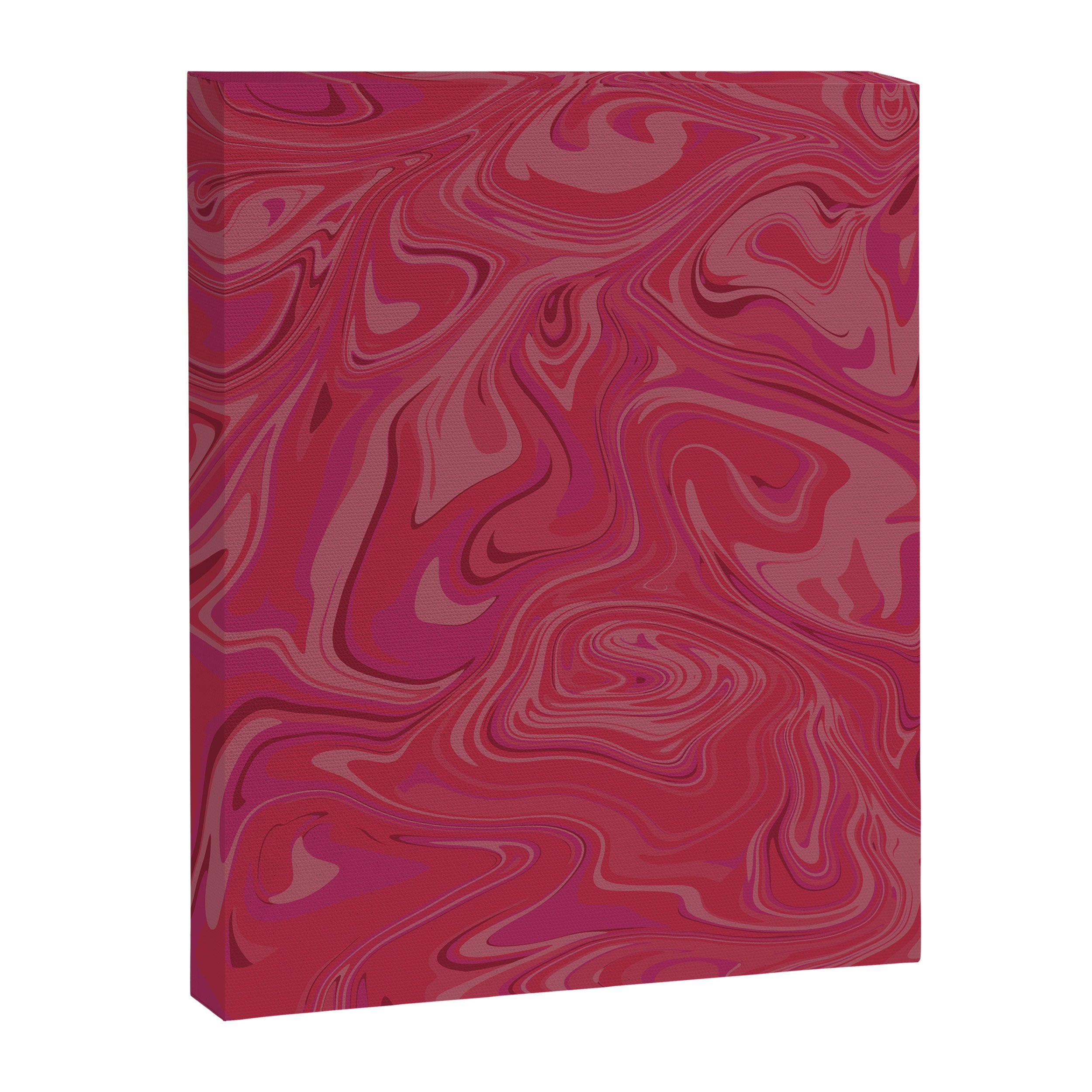 Viva magenta abstract marble Canvas Print Gallery Image 8