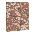 Warm Mocha Mousse Vintage Floral Canvas Print Gallery Image 8