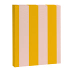 Warm Yellow and Beige Stripes Canvas Print Gallery Image 8