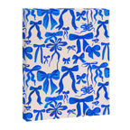 Whimsical Blue Bow Pattern - Perfect for Creative Holiday and Winter Projects Canvas Print Gallery Image 8