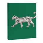 White leopard with red lips Canvas Print Gallery Image 8