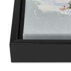 Winter wonderland illustration  Framed Canvas Print Gallery Image 3