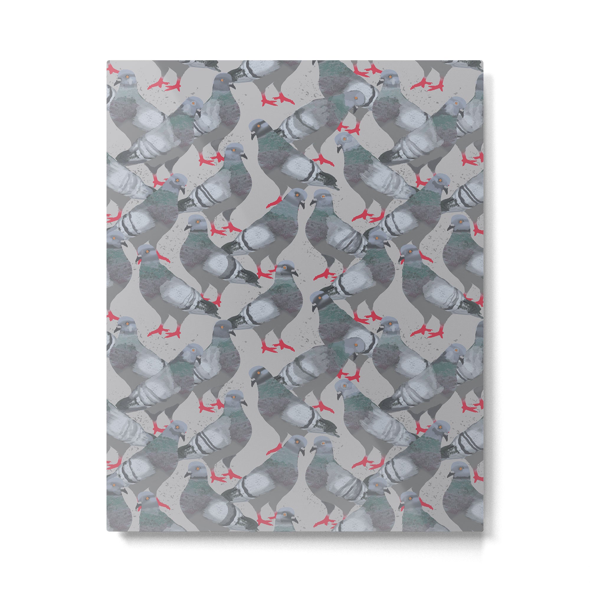 City Pigeons Metal Print Gallery Image 6