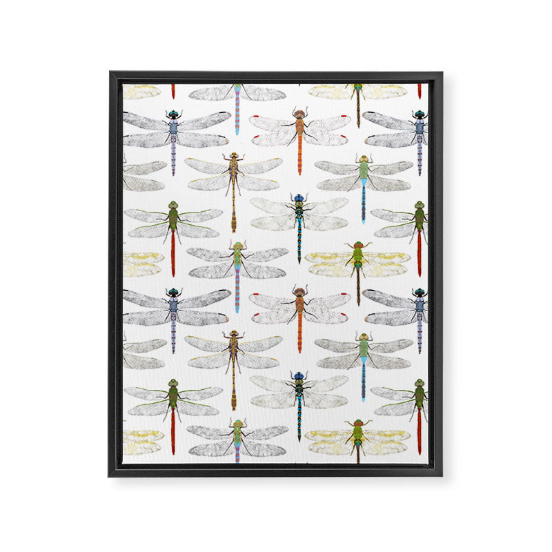 Dragonflies Framed Canvas Print Gallery Image 8