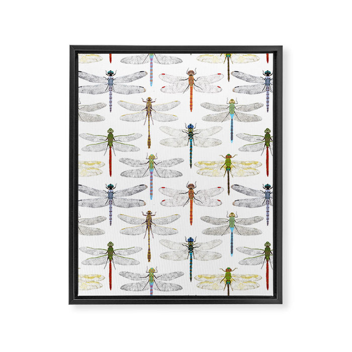 Dragonflies Framed Canvas Print Gallery Image 1