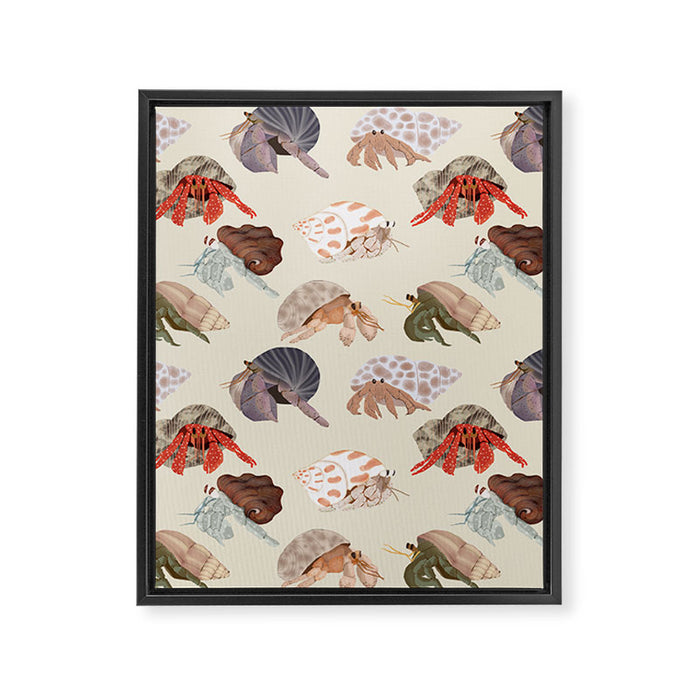 Hermit Crabs Framed Canvas Print Gallery Image 1