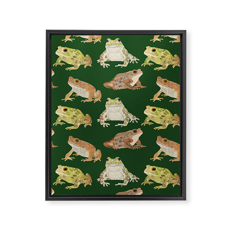 Toads Framed Canvas Print Gallery Image 8